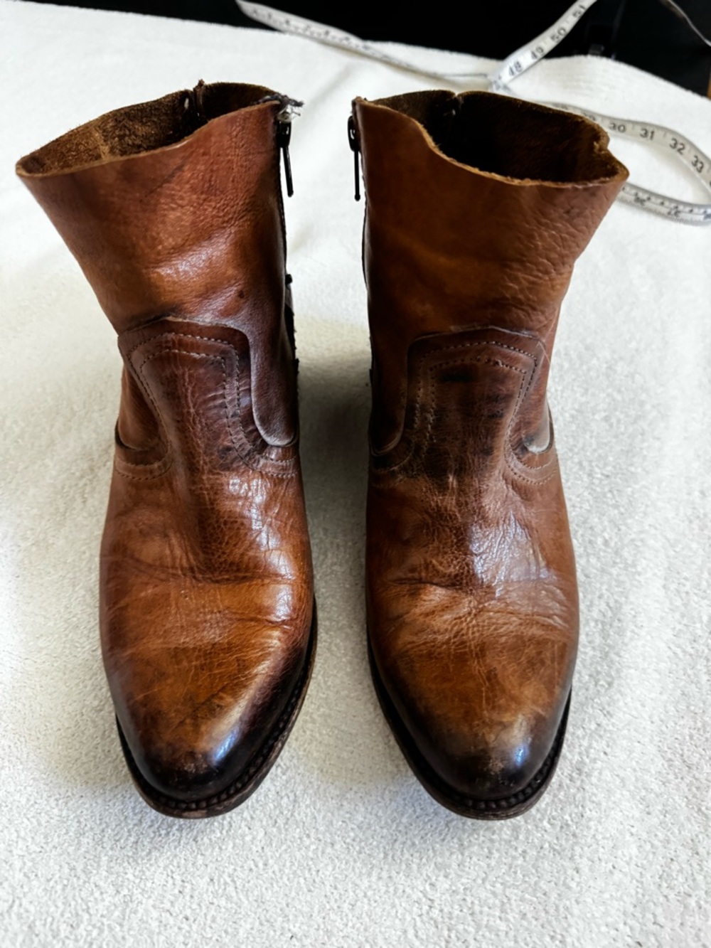 Women’s Distressed FreeBird Brown Leather Ankle Boots